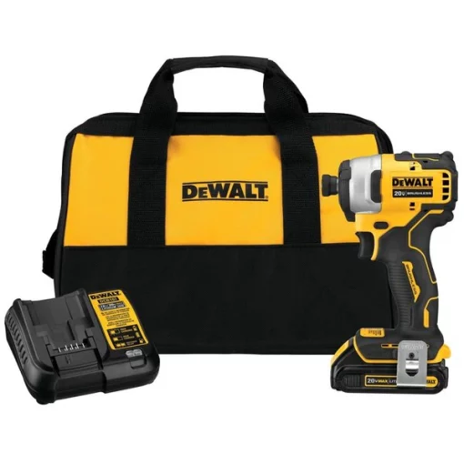 Dewalt Cordless Impact Driver, 20V, 1/4 1 Cordless Impact Driver, 20V, 1/4