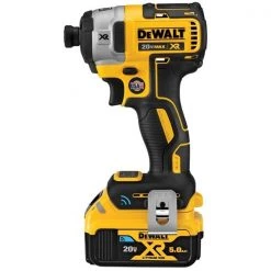 Dewalt 20V 1/4In Cordless Impact Driver Kit with (2) 5.0Ah Batteries 6 20V 1/4In Cordless Impact Driver Kit with (2) 5.0Ah Batteries