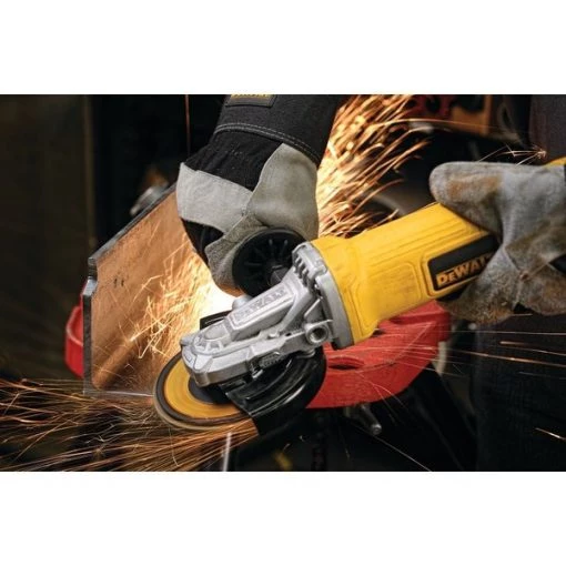4-1/2 IN. – 5 IN. FLATHEAD PADDLE SWITCH SMALL ANGLE GRINDER WITH NO LOCK-ON