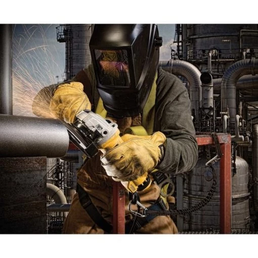 4.5" Small Angle Paddle Switch Angle Grinder with Brake and No-Lock On