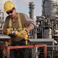 Dewalt 4.5" Small Angle Paddle Switch Angle Grinder with Brake and No-Lock On 10 4.5" Small Angle Paddle Switch Angle Grinder with Brake and No-Lock On