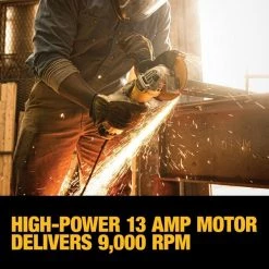 6 in. (150mm) High Performance Paddle Switch Grinder with No Lock-On