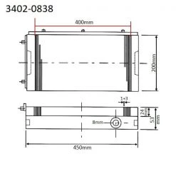 450mm X 200mm Standard Pole Permanenet Magnetic Chuck