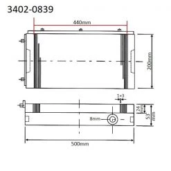 500mm X 200mm Standard Pole Permanenet Magnetic Chuck