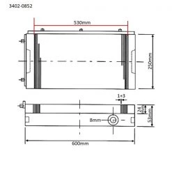 600mm X 250mm Standard Pole Permanenet Magnetic Chuck