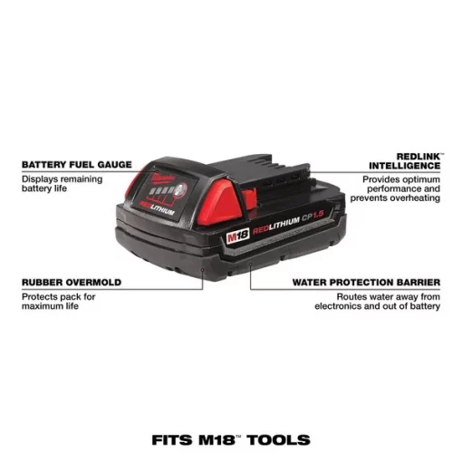 M18 REDLITHIUM Compact Battery Two Pack