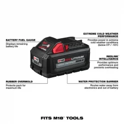 M18 REDLITHIUM HIGH OUTPUT XC6.0 Battery Pack (2 Pk)