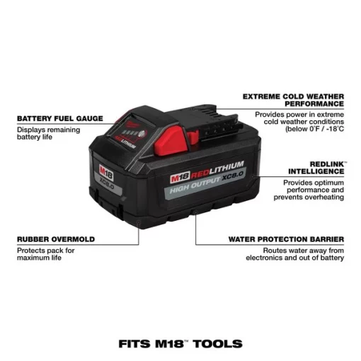M18 REDLITHIUM HIGH OUTPUT XC8.0 Battery