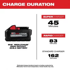 M18 REDLITHIUM HIGH OUTPUT XC8.0 Battery