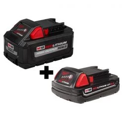 Milwaukee Cordless 8.0 BATTERY, 18V, w 2.0AH BAT
