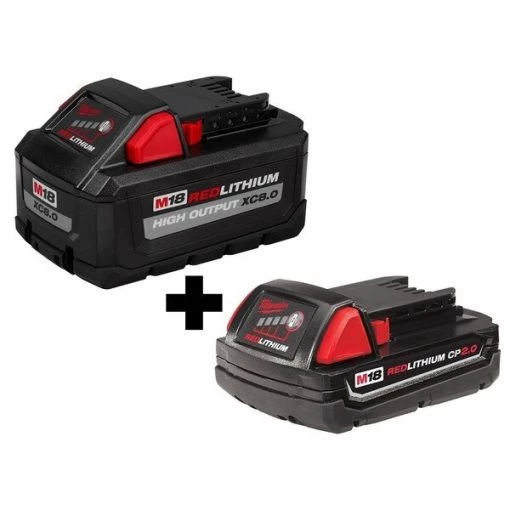 Milwaukee Cordless 8.0 BATTERY, 18V, w 2.0AH BAT 1 Cordless 8.0 BATTERY, 18V, w 2.0AH BAT