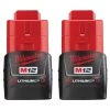 Milwaukee M12 REDLITHIUM Compact Battery Two Pack