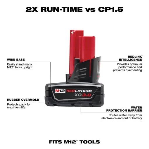 M12 REDLITHIUM XC Battery Two Pack