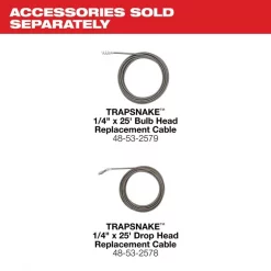 TRAPSNAKE™ 25 ft. Auger with CABLE DRIVE™