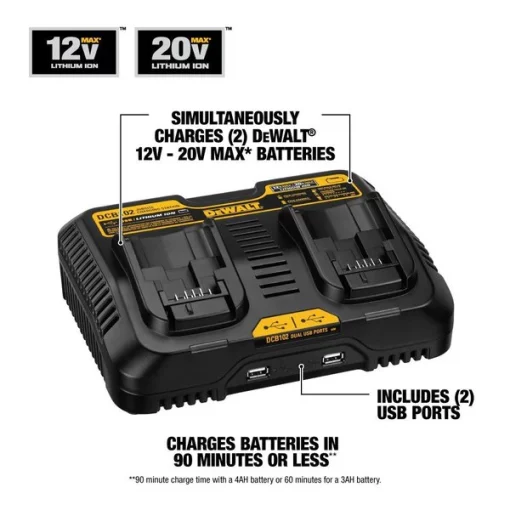 Battery Charger for Li-Ion 12V-20V