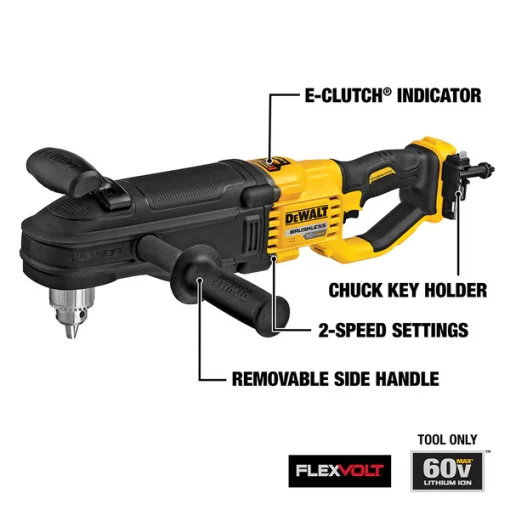 Cordless Stud and Joist Drill, 60.0V