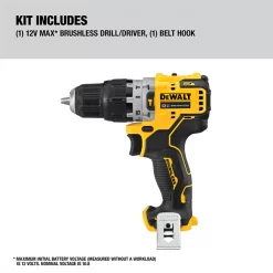 Cordless Hammerdrill, 12.0V, Chuck 3/8In, Voltage: 12.0 V