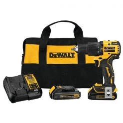 Dewalt Cordless Hammerdrill, 20.0V, Chuck 1/2