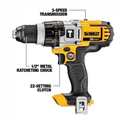 Dewalt Cordless CombInation Kit, Li-Ion, 20V Max 4 Cordless CombInation Kit, Li-Ion, 20V Max