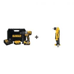 Cordless Hmr Drill Kit w/Rt Angle Drill