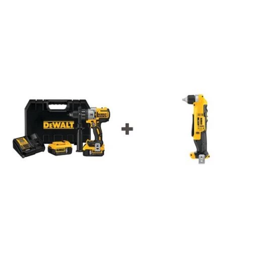 Cordless Hmr Drill Kit w/Rt Angle Drill