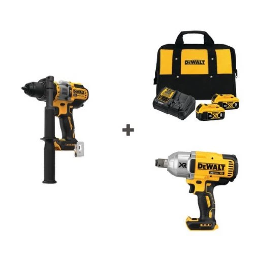 Cordless Hmr Drll and Impct w/DCB205-2CK