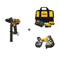 Cordless Hammer Drll and Sw w/DCB205-2CK