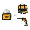 Dewalt Cordless Screwgun and Light w/DCB205-2CK