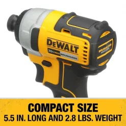 20V MAX 1/4In Cordless Impact Driver Kit, (1) 1.3Ah Battery