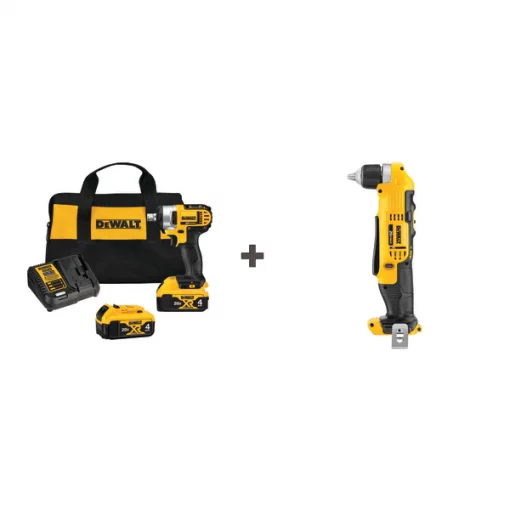 Cordless Impact Kit w/Rt Angle Drill
