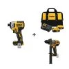 Dewalt Cordless Impact and Drill w/DCB205-2CK