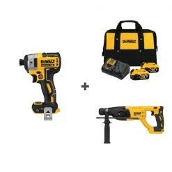 Cordless Impact and Drill w/DCB205-2CK