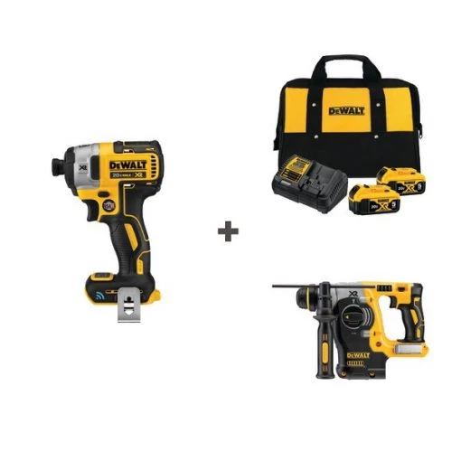 Dewalt Cordless Impact and Drill w/DCB205-2CK 1 Cordless Impact and Drill w/DCB205-2CK