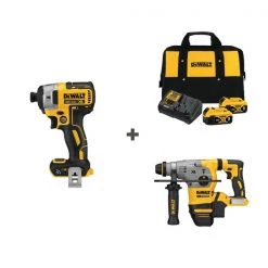 Dewalt Cordless Impact and Drill w/DCB205-2CK