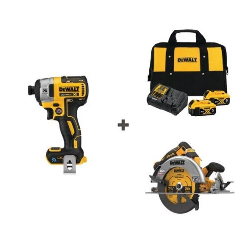 Dewalt Cordless Impact and Saw w/DCB205-2CK 1 Cordless Impact and Saw w/DCB205-2CK