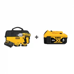 Dewalt Cordless Impact Wrench kit w/3rd Batt