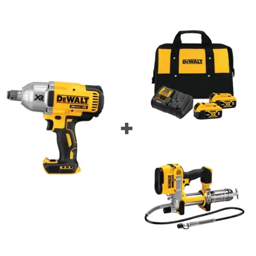 Dewalt Cordless Impact and Gs Gun w/DCB205-2CK 1 Cordless Impact and Gs Gun w/DCB205-2CK
