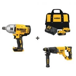 Dewalt Cordless Impact and Drill w/DCB205-2CK
