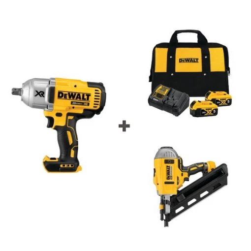Cordless Impact and Nailer w/DCB205-2CK