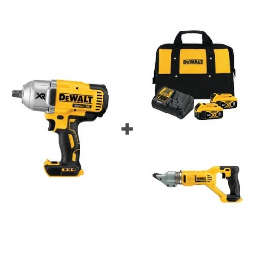 Dewalt Cordless Impact and Sheers w/DCB205-2CK 1 Cordless Impact and Sheers w/DCB205-2CK