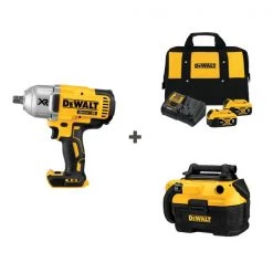 Dewalt Cordless Impact and Vacuum w/DCB205-2CK