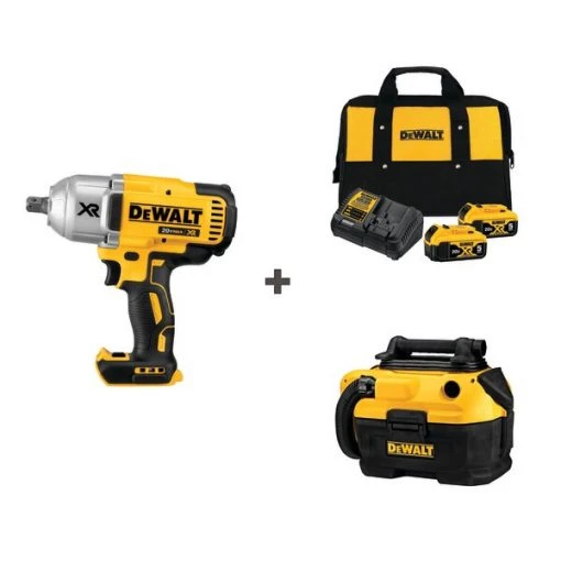 Dewalt Cordless Impact and Vacuum w/DCB205-2CK 1 Cordless Impact and Vacuum w/DCB205-2CK