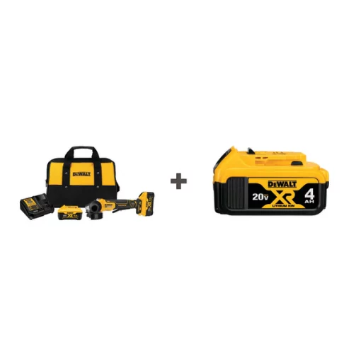Dewalt Cordless Grinder Kit w/3rd Battery 1 Cordless Grinder Kit w/3rd Battery