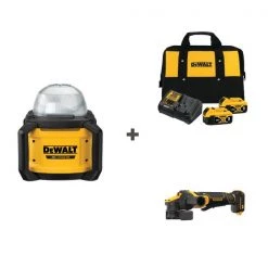 Cordless Grinder and Light w/DCB205-2CK