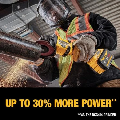 FLEXVOLT(R) 60V MAX* Brushless 4-1/2 in. – 6 in. Cordless Grinder with Kickback Brake Kit