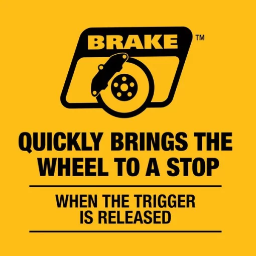 FLEXVOLT(R) 60V MAX* Brushless 4-1/2 in. – 6 in. Cordless Grinder with Kickback Brake Kit