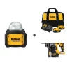 Dewalt Cordless Hmr and Light w/DCB205-2CK