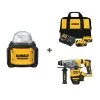 Dewalt Cordless Hmr and Light w/DCB205-2CK