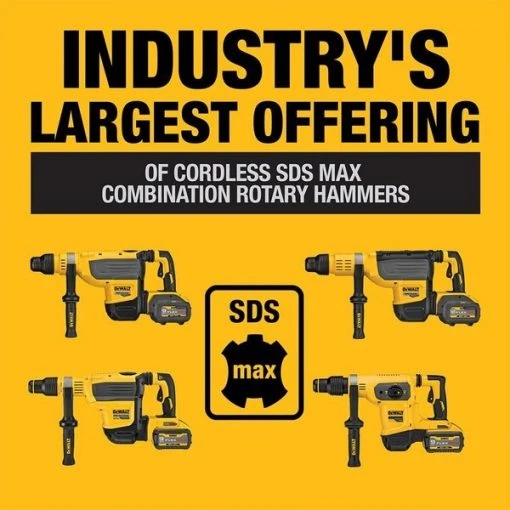 60V MAX* 1-3/4 IN. SDS Max Brushless Combination Rotary Hammer (Tool Only)