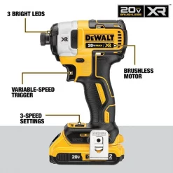 Dewalt CombInation Kit, 20V 7 CombInation Kit, 20V